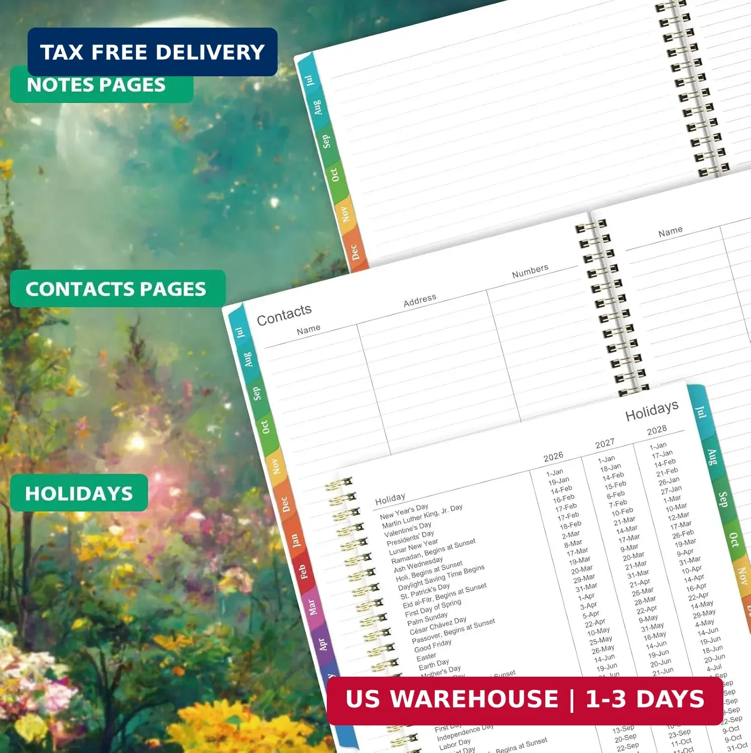 Planner 2026-2027 – Academic Planner 2026-2027, Jul.2026 – Jun.2027, 9″ x 11″, 2