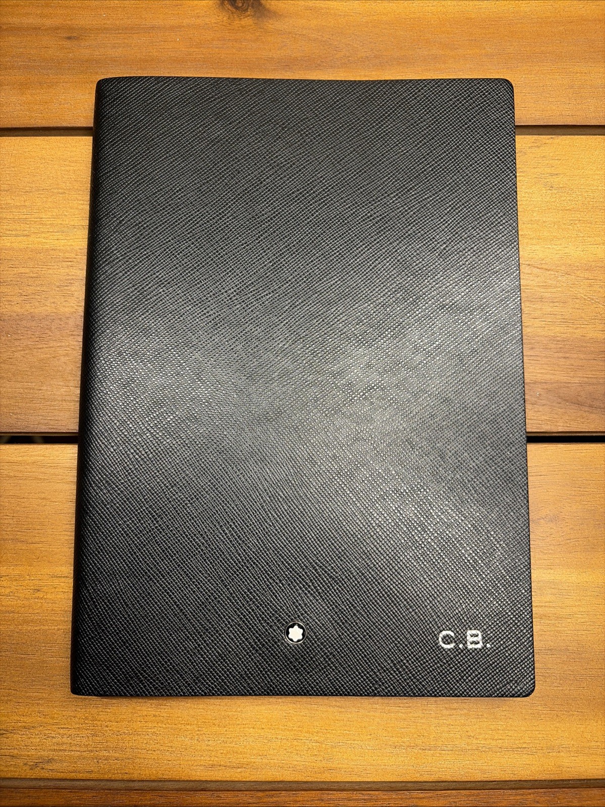 Montblanc Fine Stationery Line Leather Notebook Paper School Journal Diary “CB”
