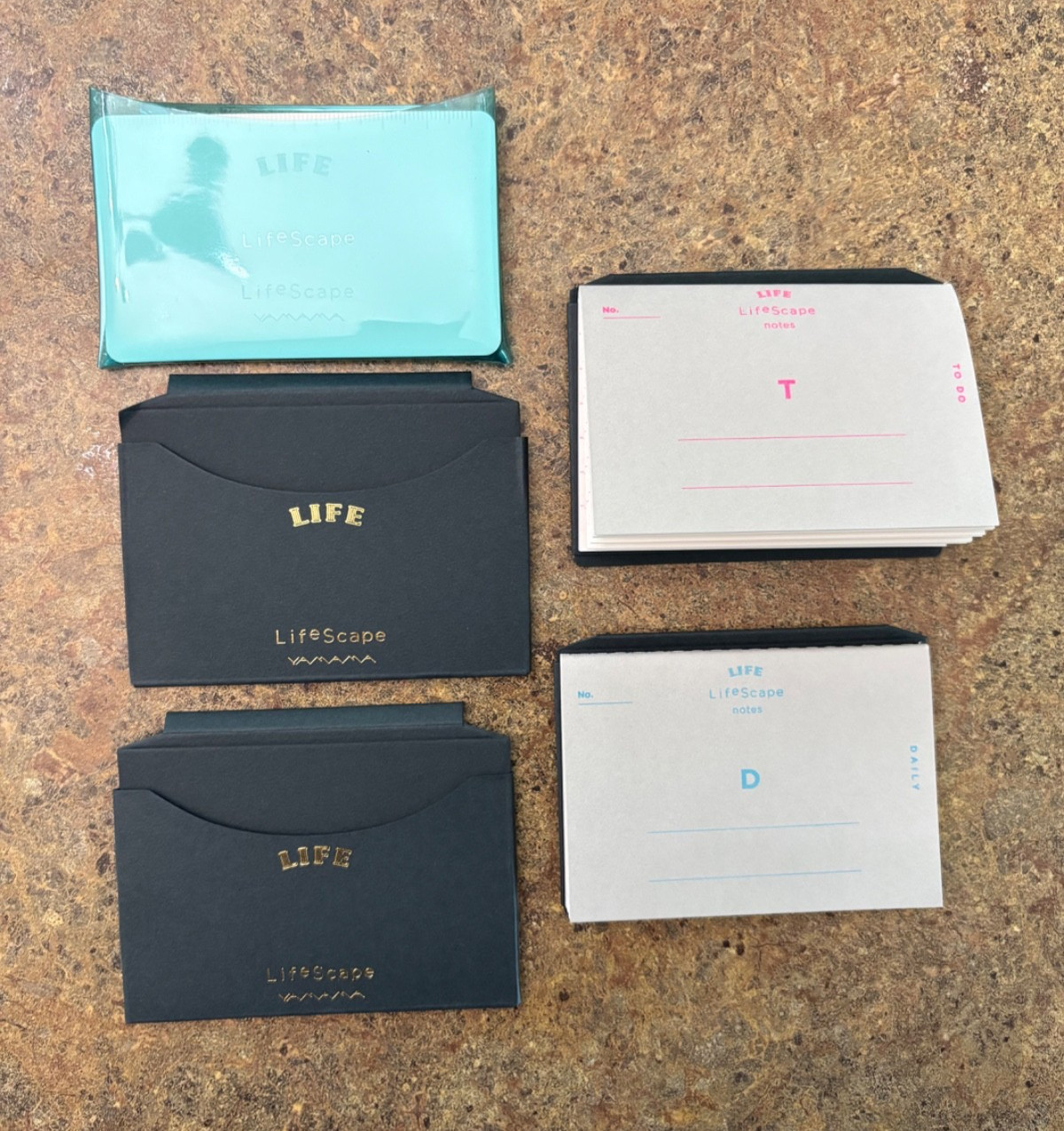 LIFE LifeScapes Pocket Journal Bundle | Paper and PVC Pocket, TODO, and Daily