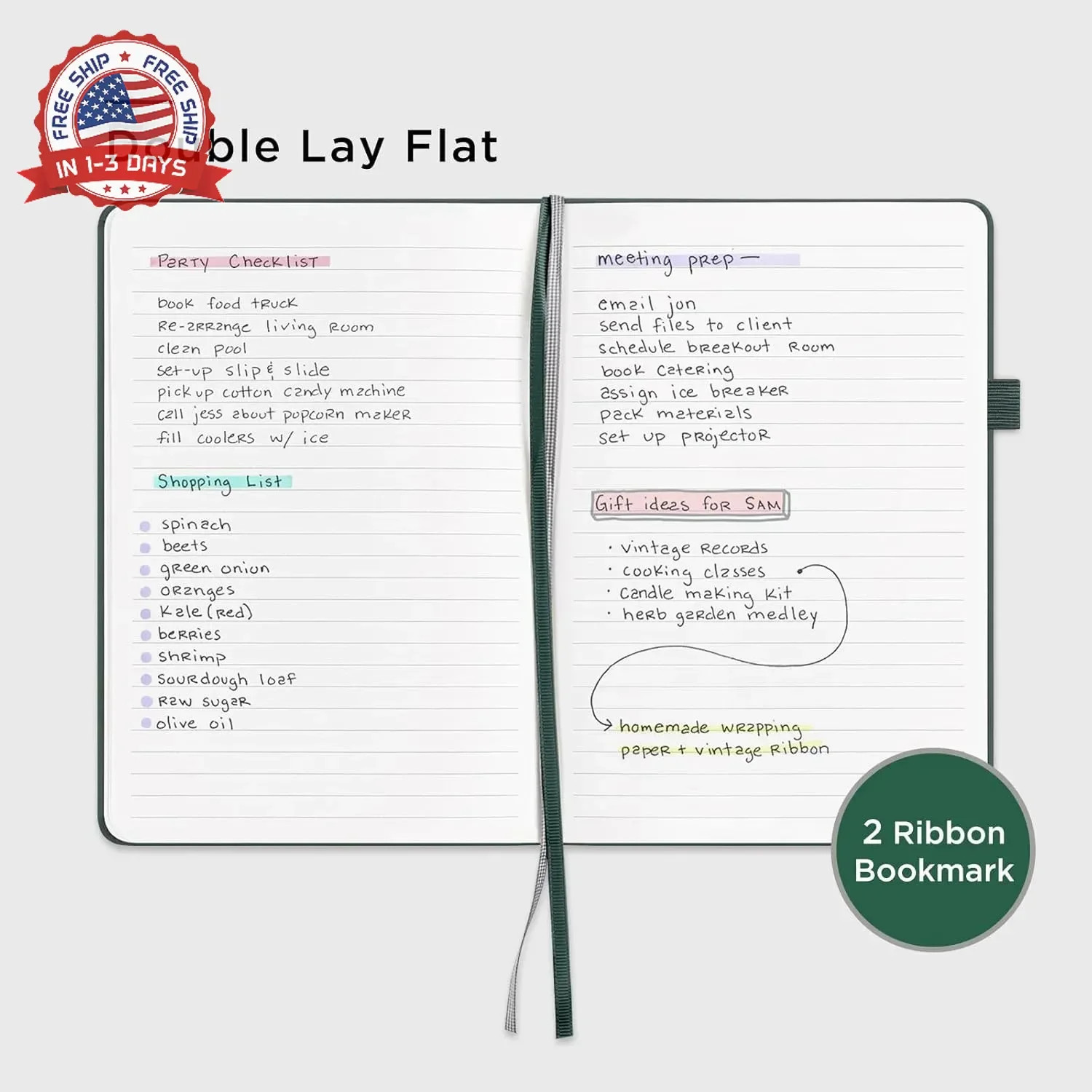 &And Per Se Lined Journal Notebook, 160 Pages, A5 5.7 x 8 inches College Ruled T