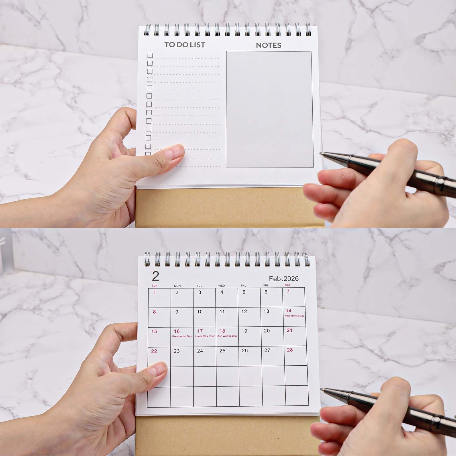 2026 Standing Desk Calendars Small Stand Up Calendar, Calendar