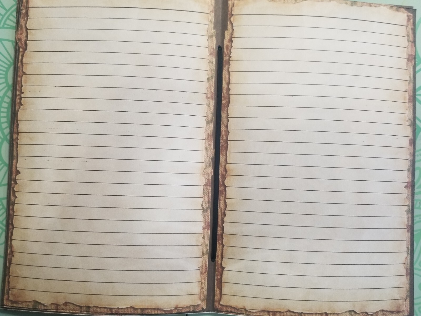 Junk Journal Blank Booklet “WILD KINGDOM” Nature HANDMADE LG 8.5″x5.5″ 40pg