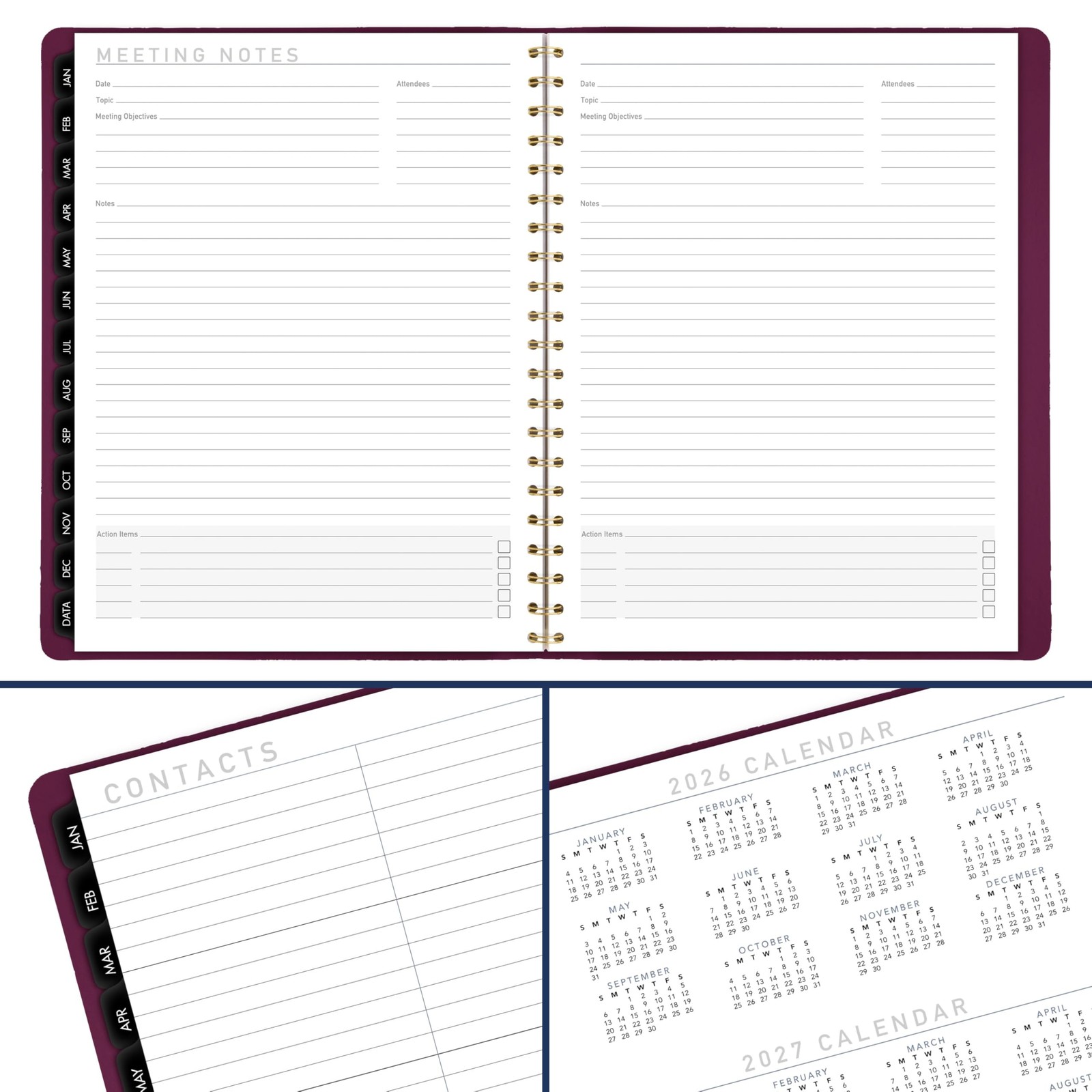 AT-A-GLANCE 2027 Appointment Book Planner, Weekly & 8.25″ x 11″, Purple