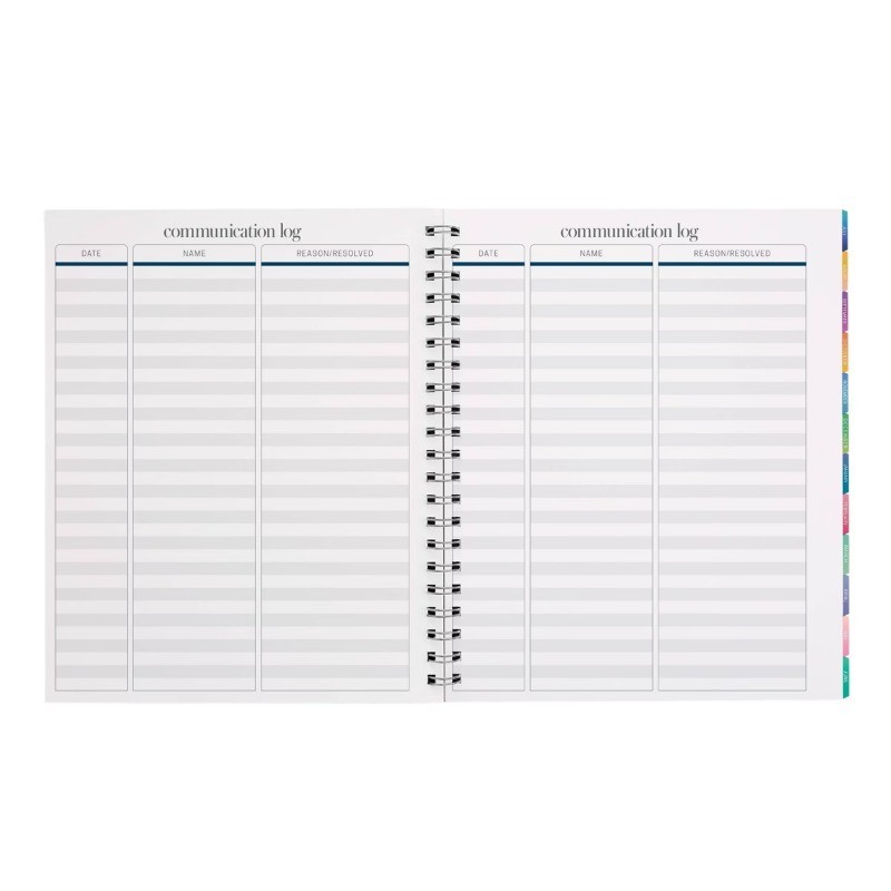 Inspired by Erin Condren 9″x11″ 2026-2027 Teacher Planner School Supplies