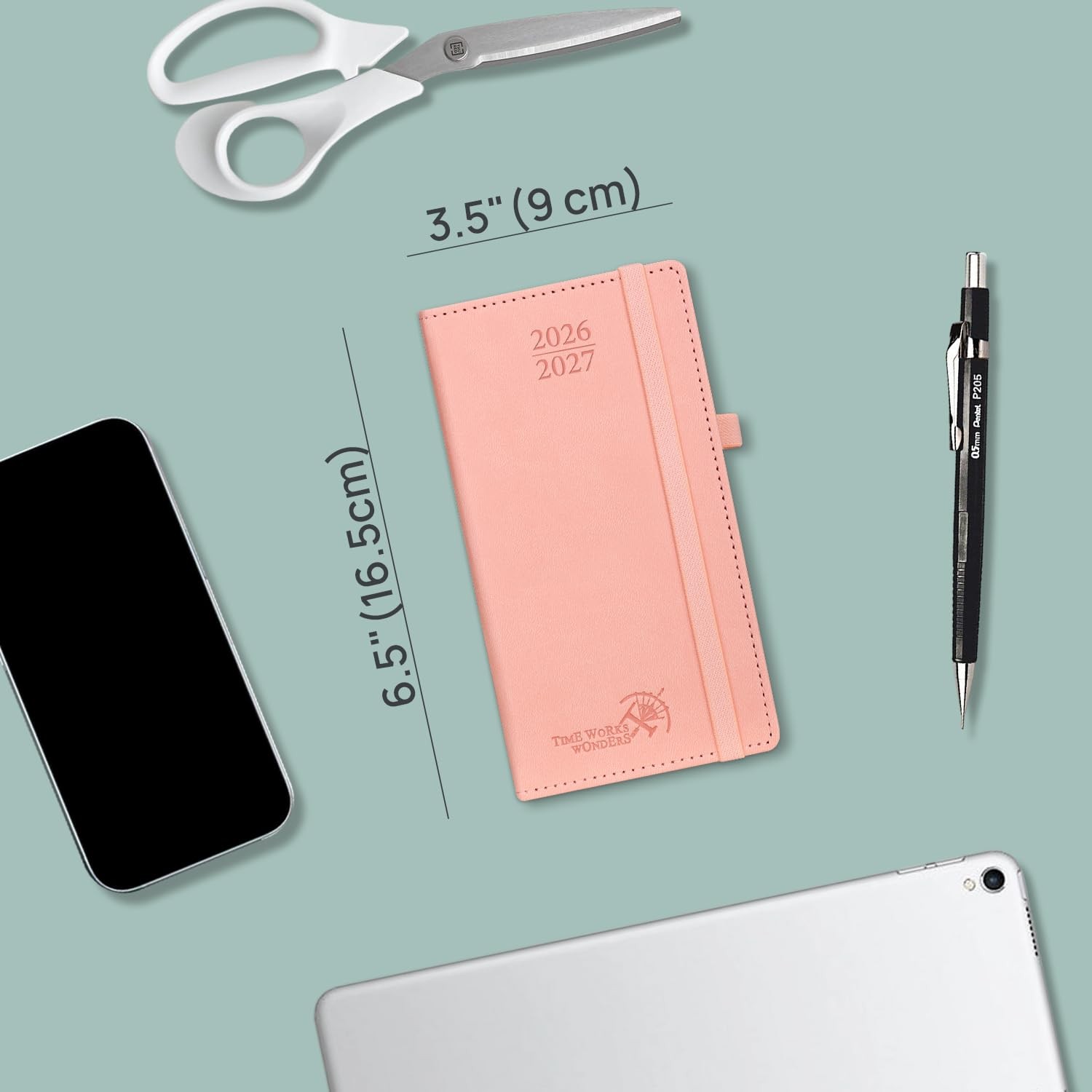Pocket Planner 2026-2027, Slim Size-3.5″ x 6.5″, 17 Month (Aug 2026 – Dec 202…