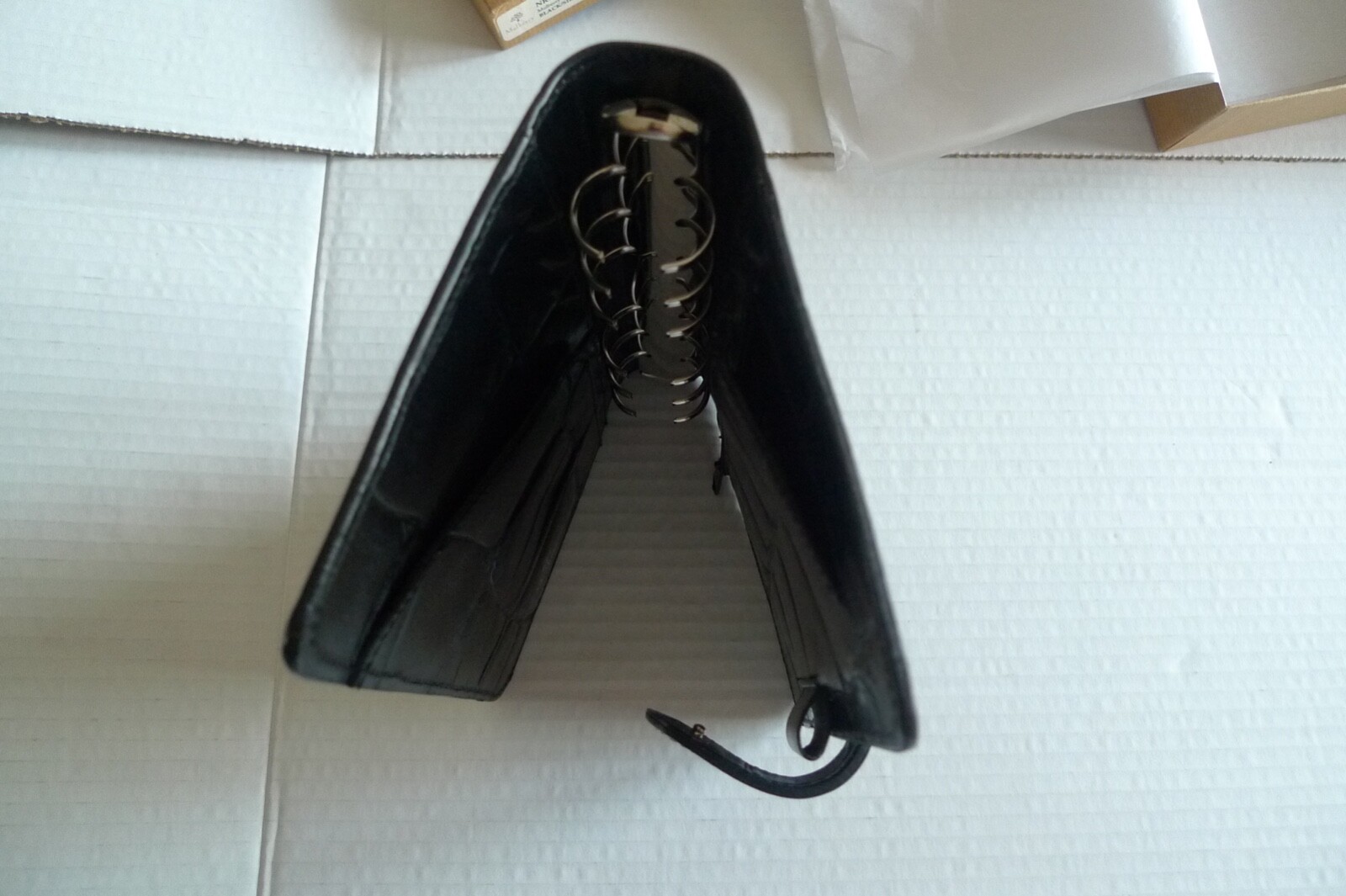 MULBERRY – A6 PLANNER & INSERTS -MADE @ UK – BLACK CONGO LEATHER – RARELY USED