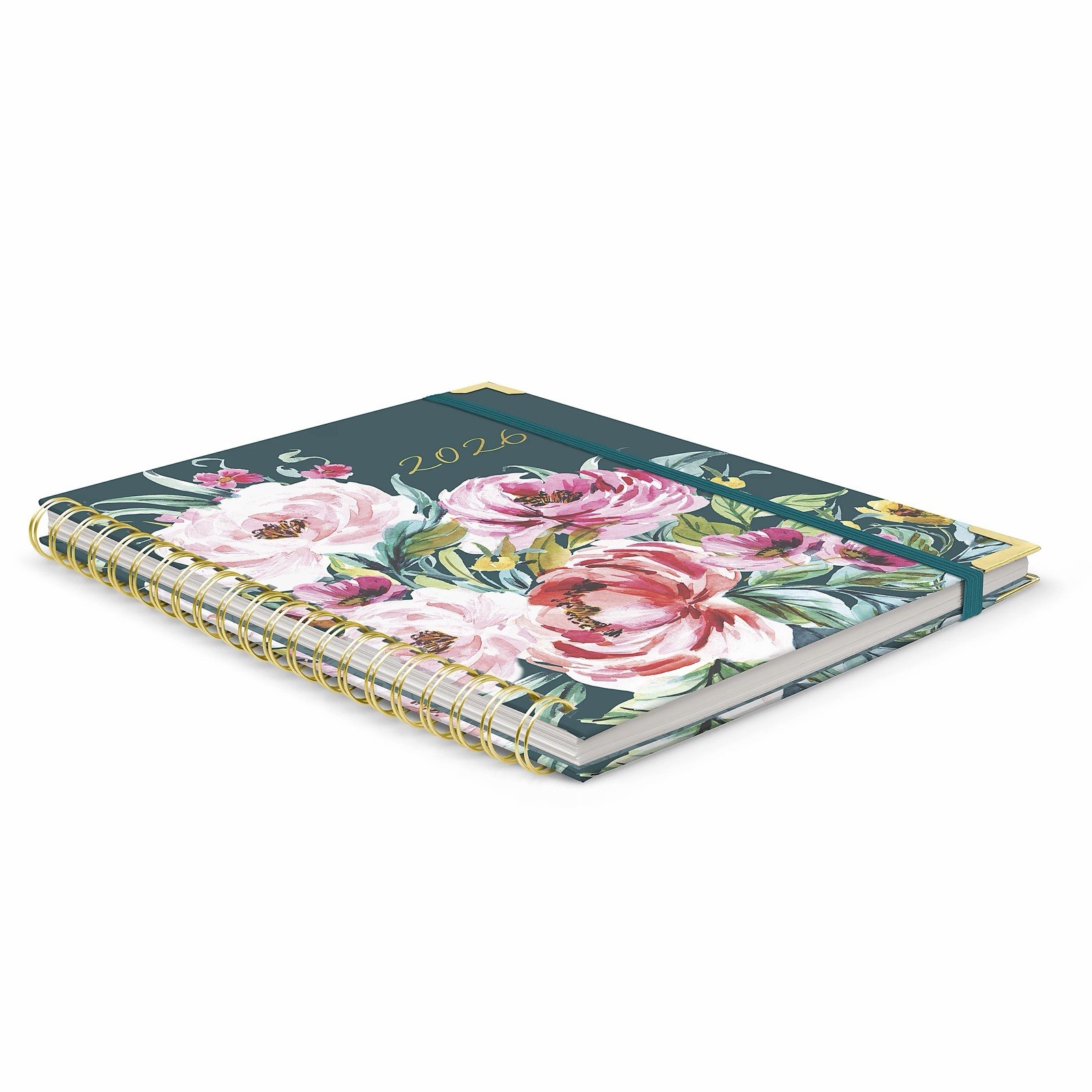 2026 Bella Flora Planner 11×9 Weekly Monthly Spiral Agenda