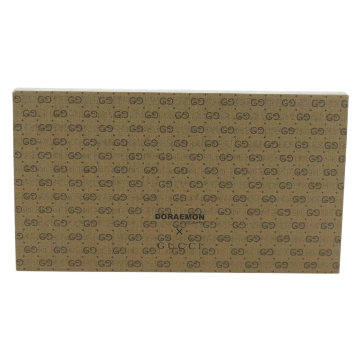 GUCCI GG Supreme Doraemon collaboration Sticky PVC Beige Auth YKZ612M