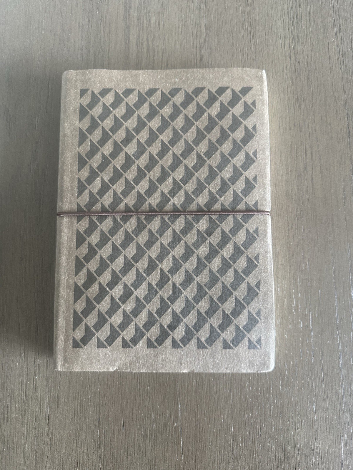 Ciak Notebook Brown Checkered Handmade In Italy Pocketbook Brand New Never Used