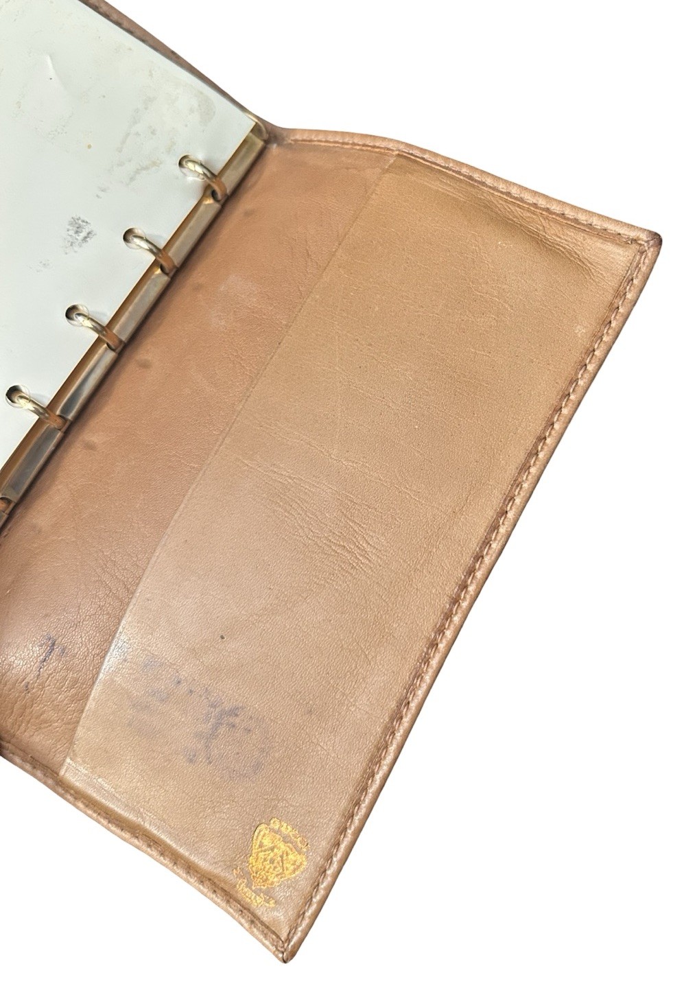 Vintage GUCCI Agenda Notebook Planner 5.5” Small Leather Classic Brown READ
