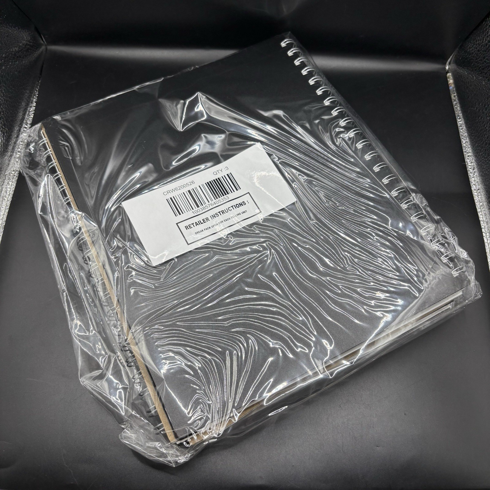 Mead 2026 Weekly Monthly Planner 3 Pack Black Oct 2025-Dec 2026 New Sealed