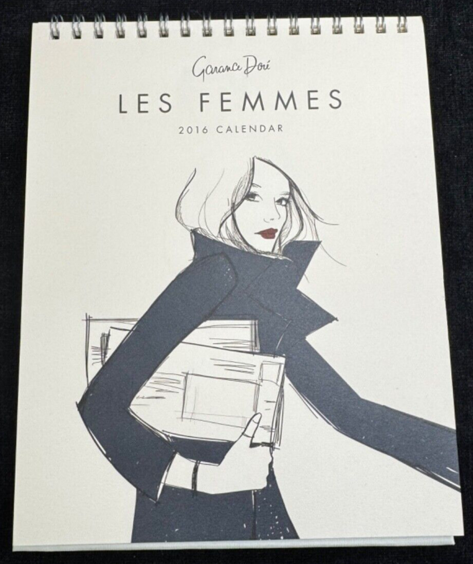 Rifle Paper Co. “Les Femmes” Garance Dore 2016 Desk Calendar- Art to Frame