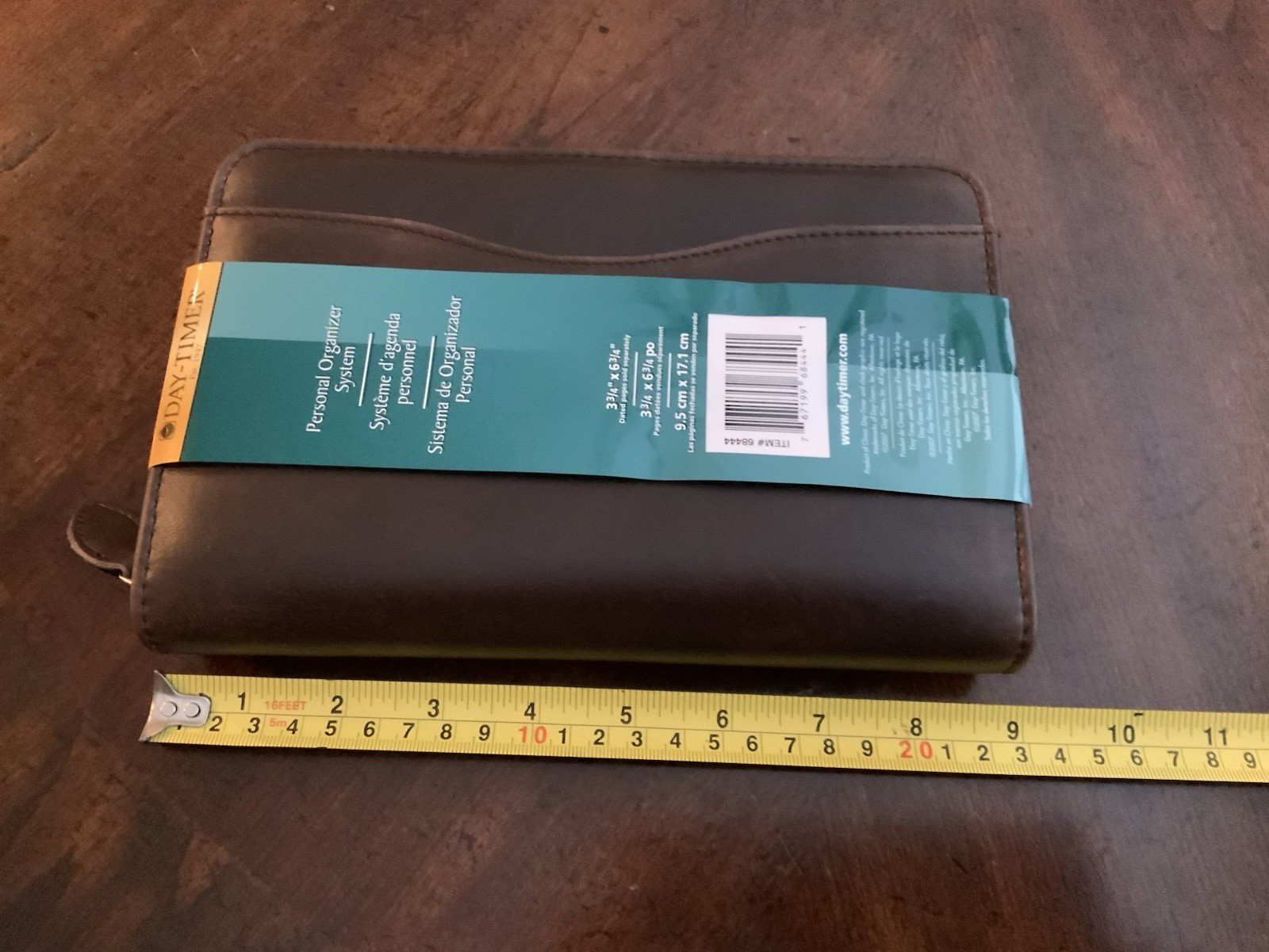 Day-Timer Wire-Bound Leather Organizer System Agenda Brown # 68444