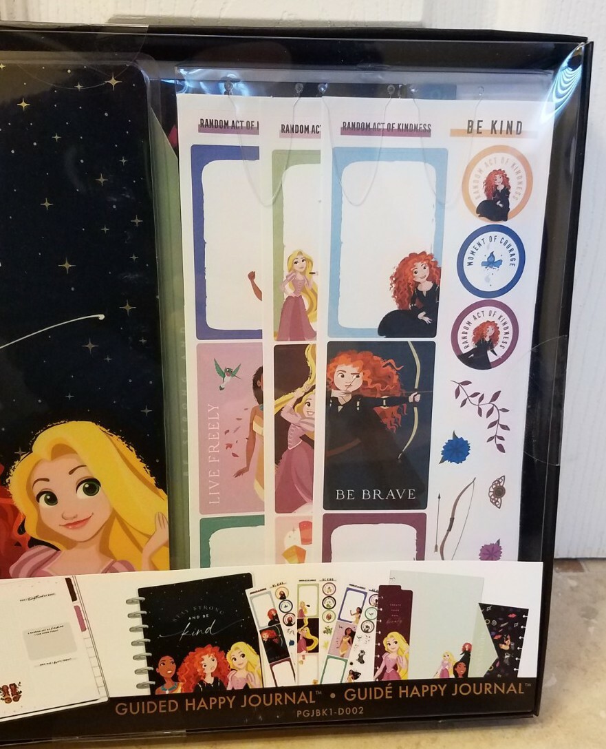 The Happy Planner Disney Princess STAY STRONG & BE KIND Guided Journal Kit NEW