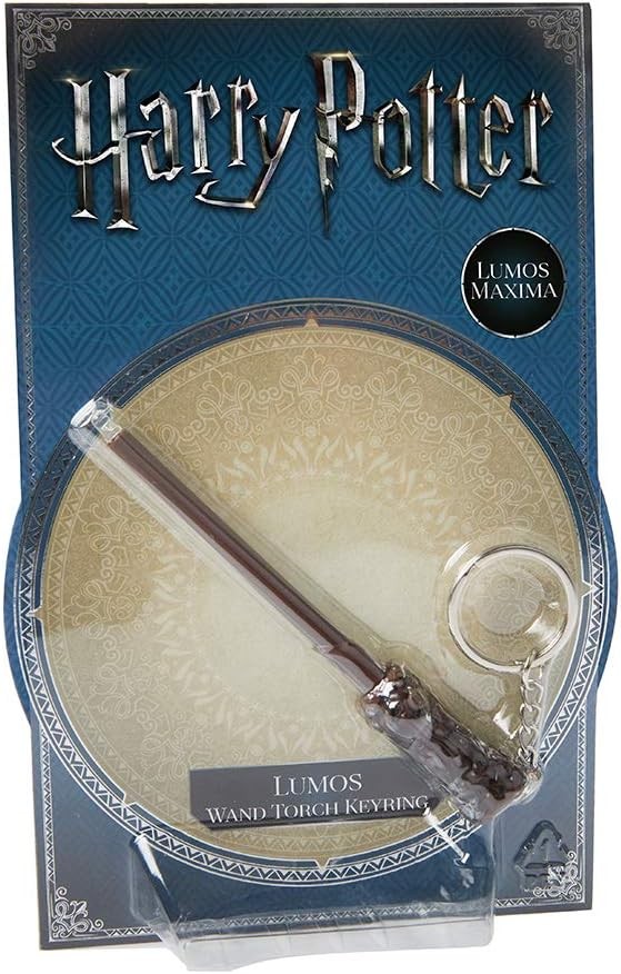 Harry Potter Unisex, Jugendliche Lumos Wand Torch Schlüsselanhänger., Braun, Nic