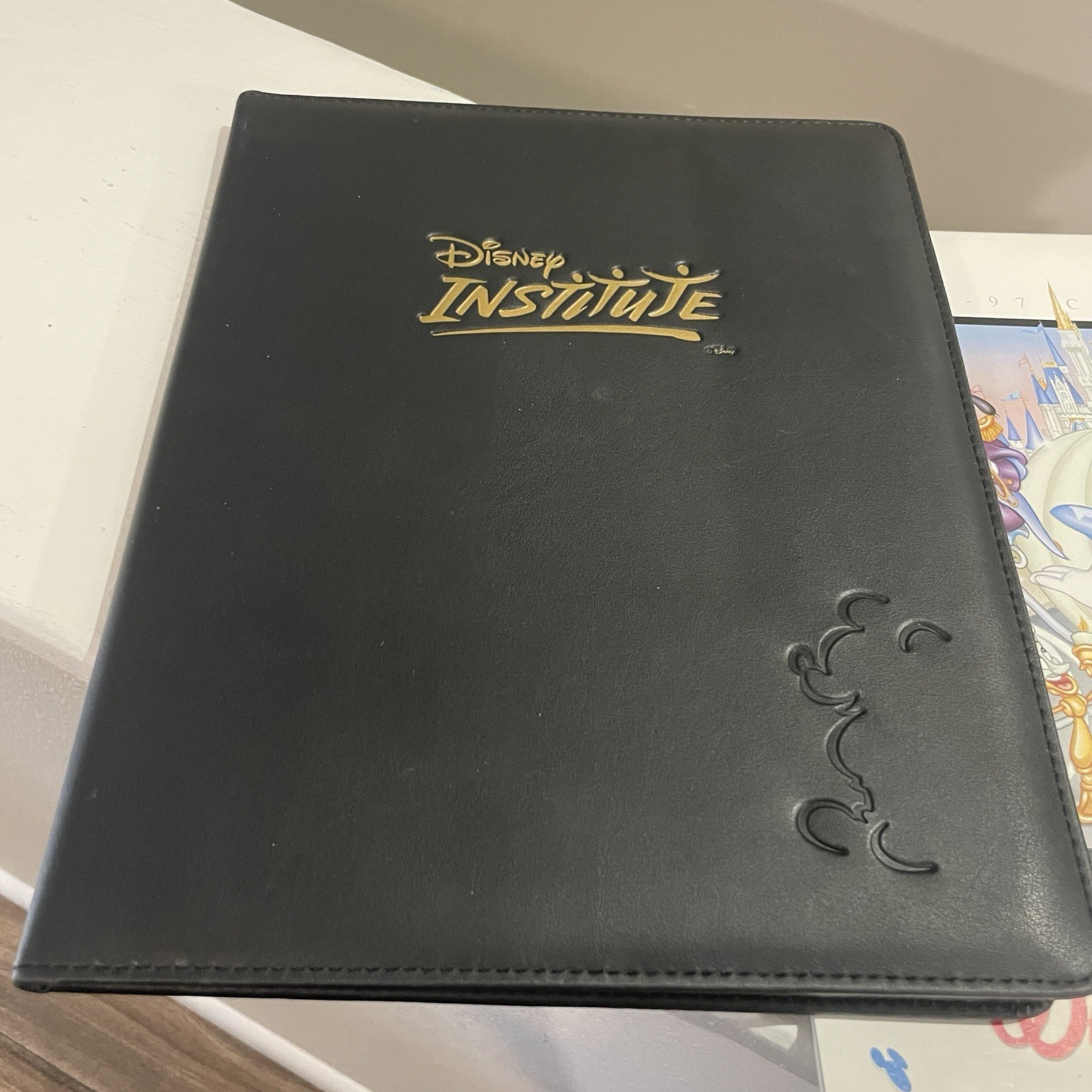 Disney Institute Portfolio Padfolio Pen Set 1996 WDW 25th Anniversary Disneyana