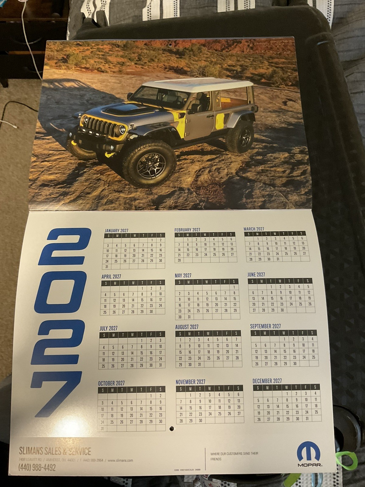 2026 MOPAR OFF ROAD Calendar