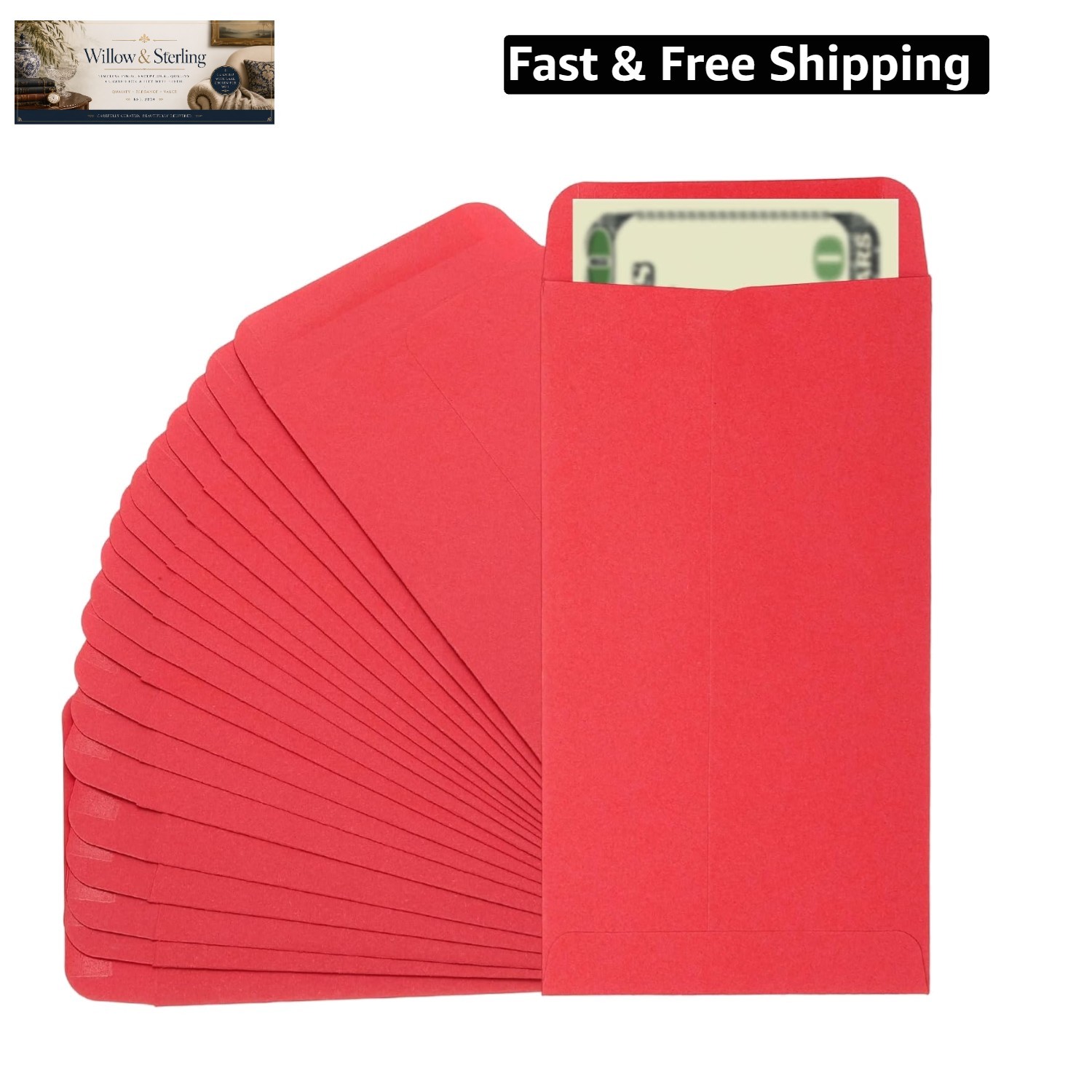 Money Envelope, 25 Pack 6.5″ x 3.5″ Cash Envelopes Money Holder Bags Budgetin…