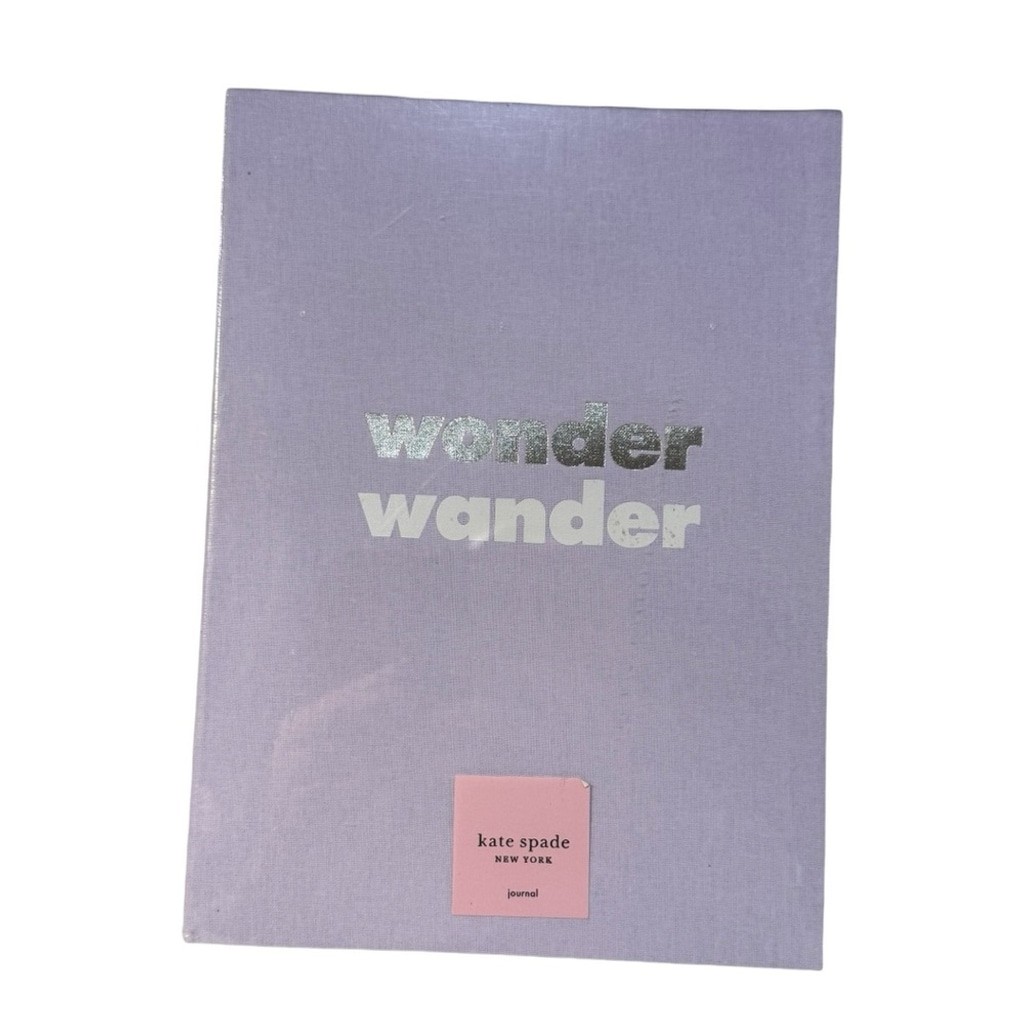 Kate Spade New York “Wonder Wander” Journal Lavender – 168 Lined Pages – NEW