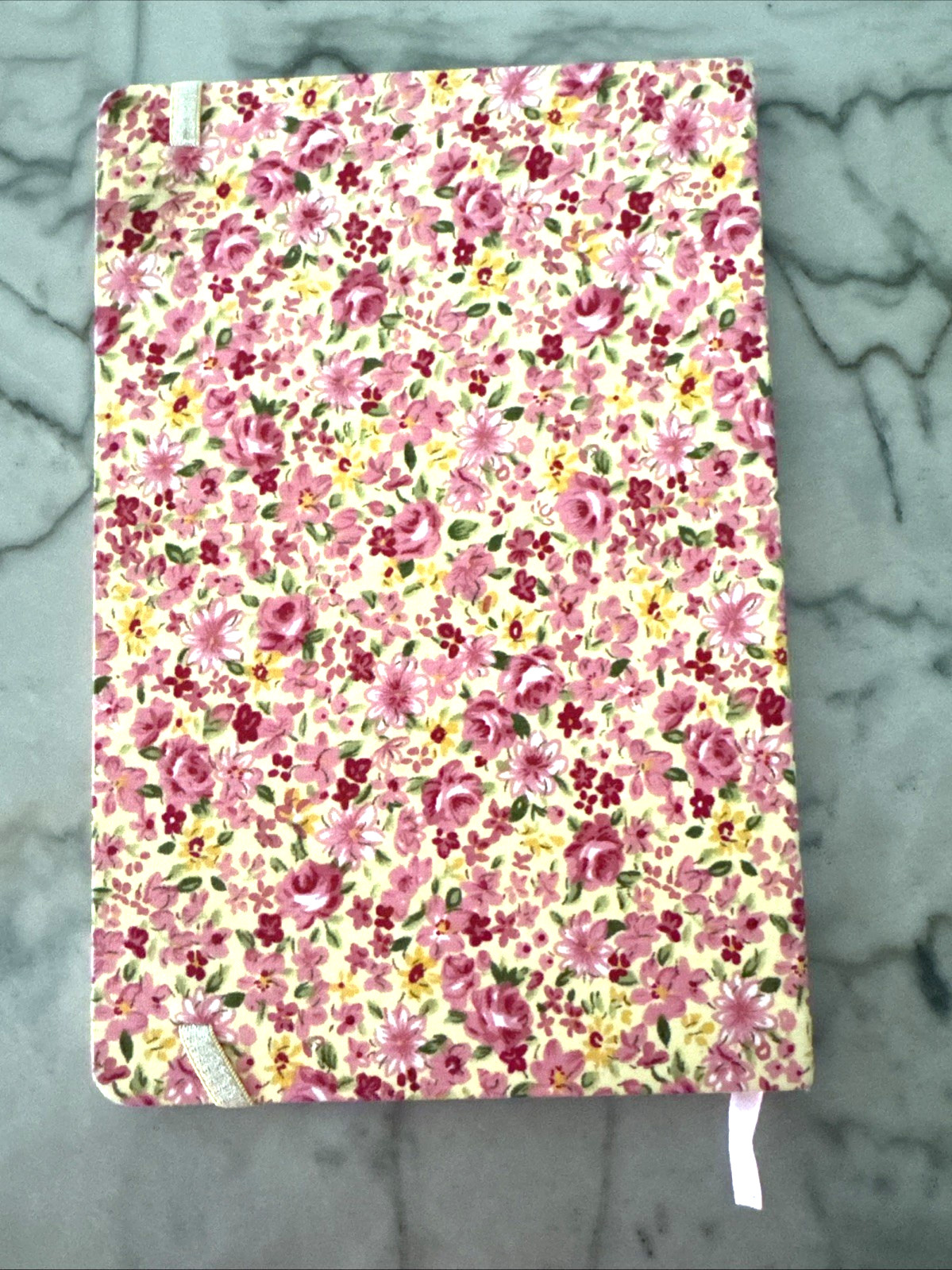 Fabric Type Ruled Notebook with Elastic Band Daiso Japan Journal Book Planner
