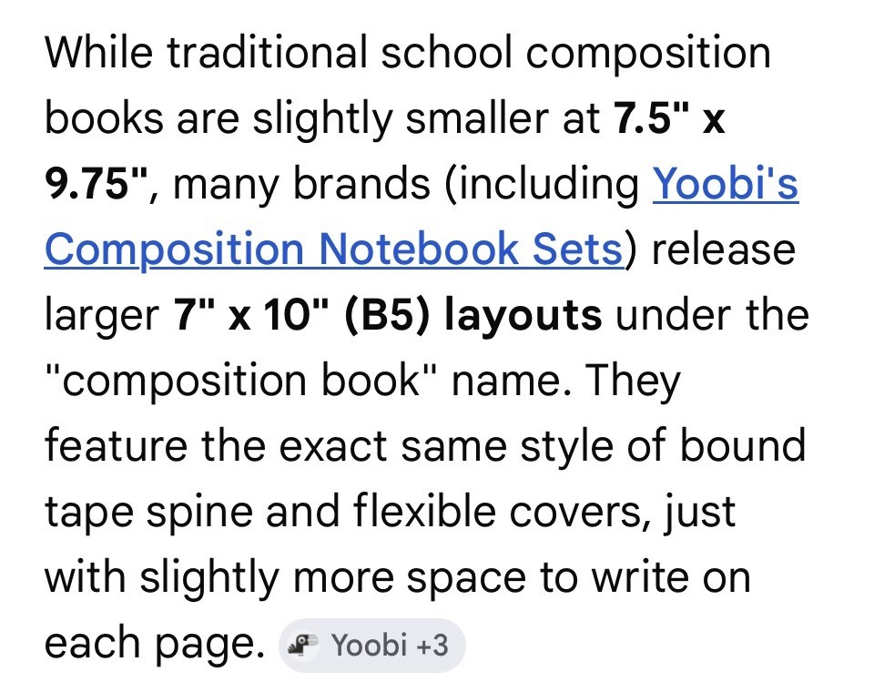 Set Of 3 Pack New Yoobi 7×10 Composition Journal Notebooks 2 Pink/1 Purple