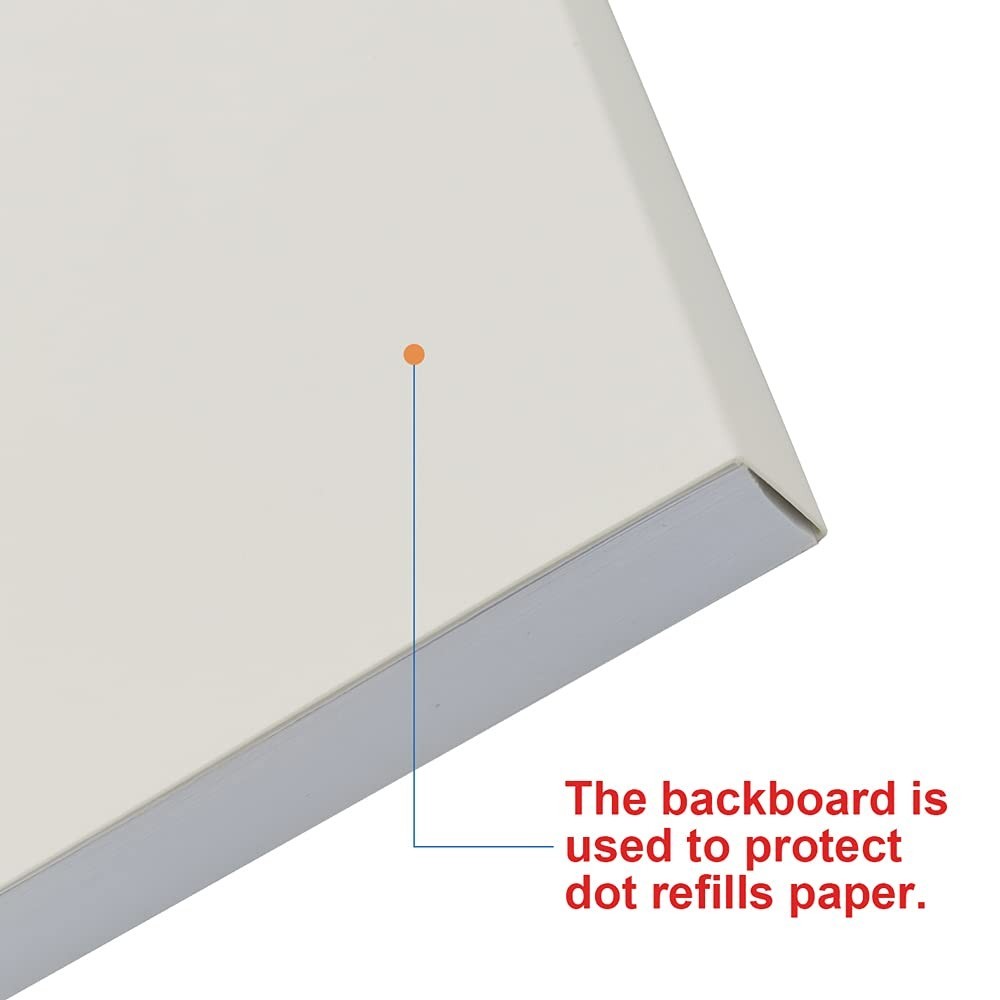 A4 Discbound Lined Refill Paper, 100 Sheets, 200 Pages, 11 Disc Hole Punched, 10