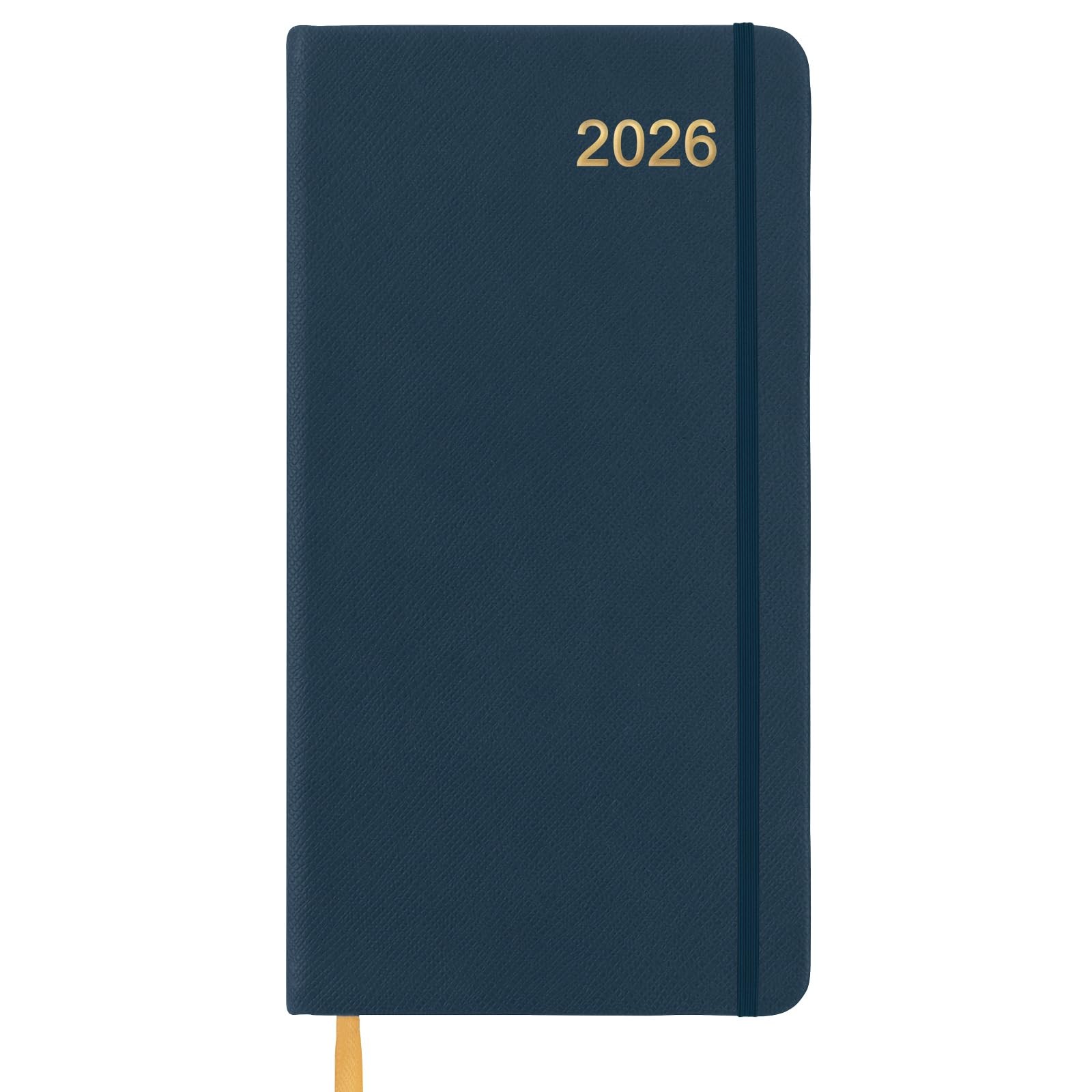 2026 Textured Cover Weekly Monthly Pocket Planner/Pocket Calendar, 6.75″x3.4″…
