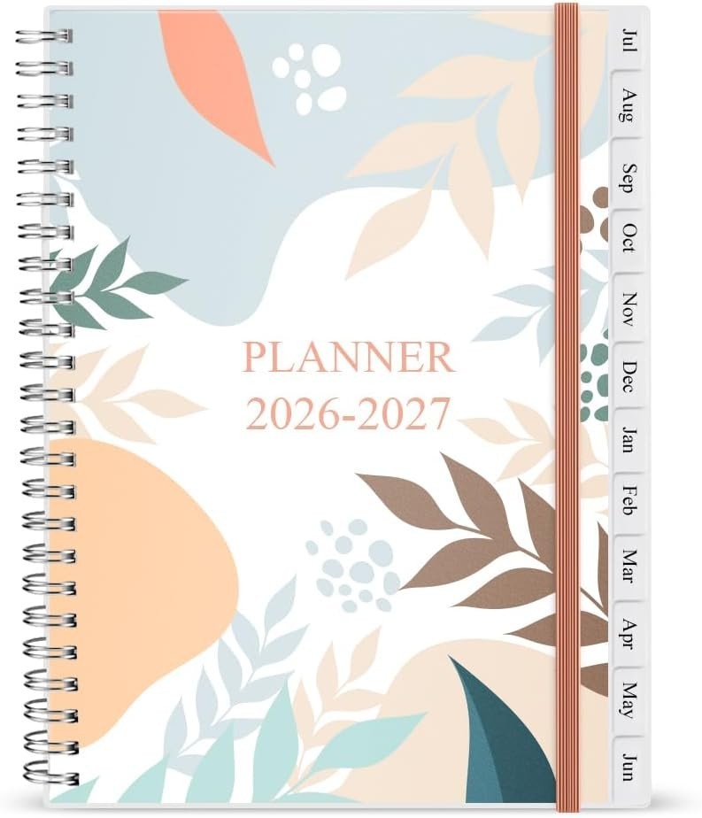 Durable 2026-2027 Planner with Flexible Cover – Ideal for Schedule Organization