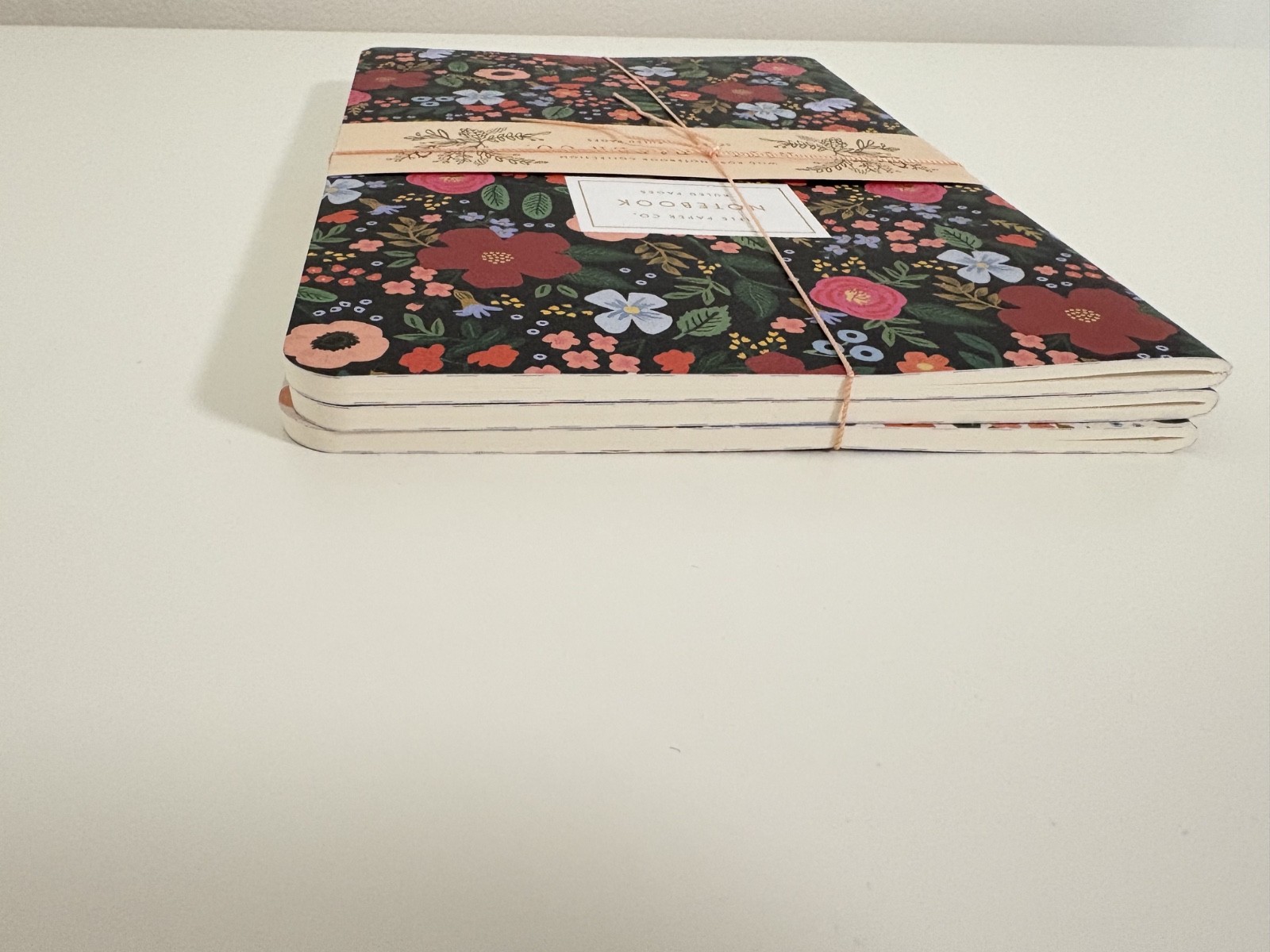 Rifle Paper Co. Posy Floral Notebook Set of 3 Ruled Notebooks NEW Great Gift