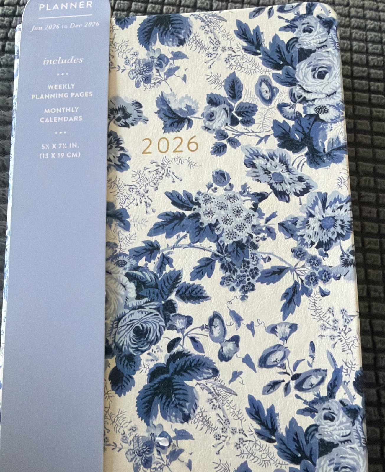Laura Ashley Blue Floral 2026 Agenda Planner Monthly And Weekly New