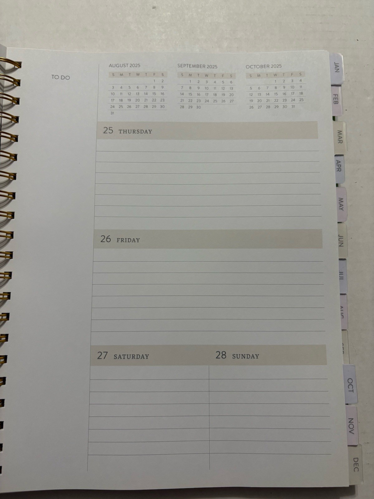 2026 Planner 8.5 X 11 Spiral Bloom Where You Are Planted Floral