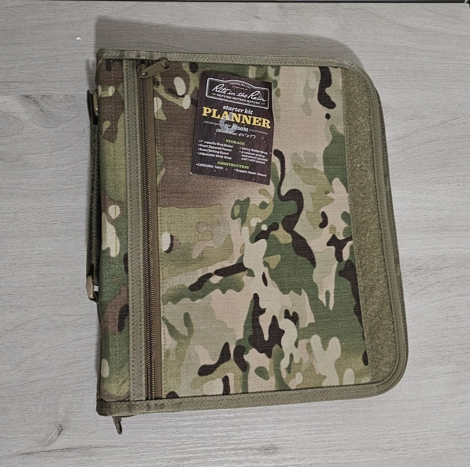 NEW RITE IN THE RAIN OCP MULTICAM 3 RING FIELD BINDER PLANNER ARMY KIT N 9250M