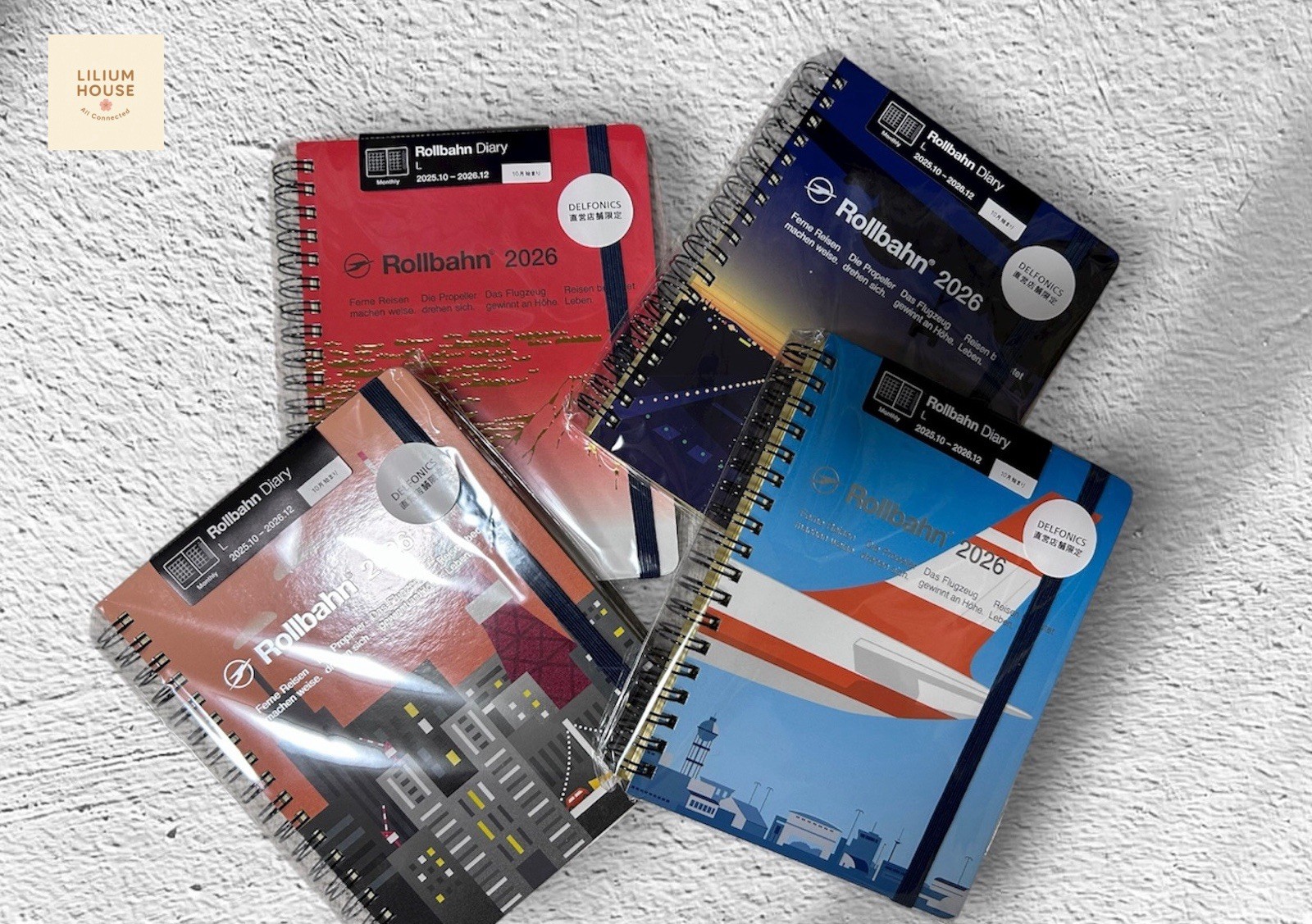 Delphonics JAPAN Rollbahn 2026 Planner Starts October 2025 A5 size