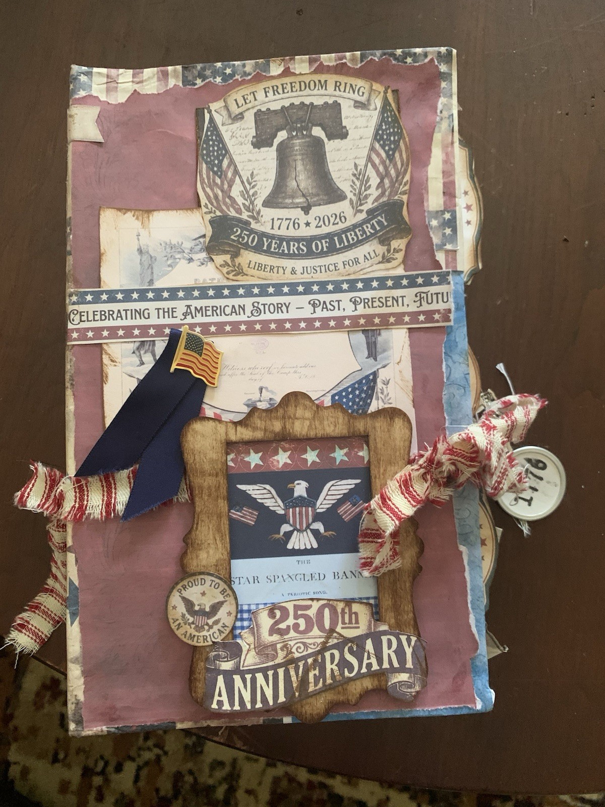 Junk Journal Patiotic 250th For Journals Or Pictures
