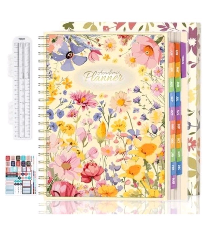 8.5 x11 Academic Planner 2025-2026, June 2025 – Dec 2026 Weekly and Monthly Plan