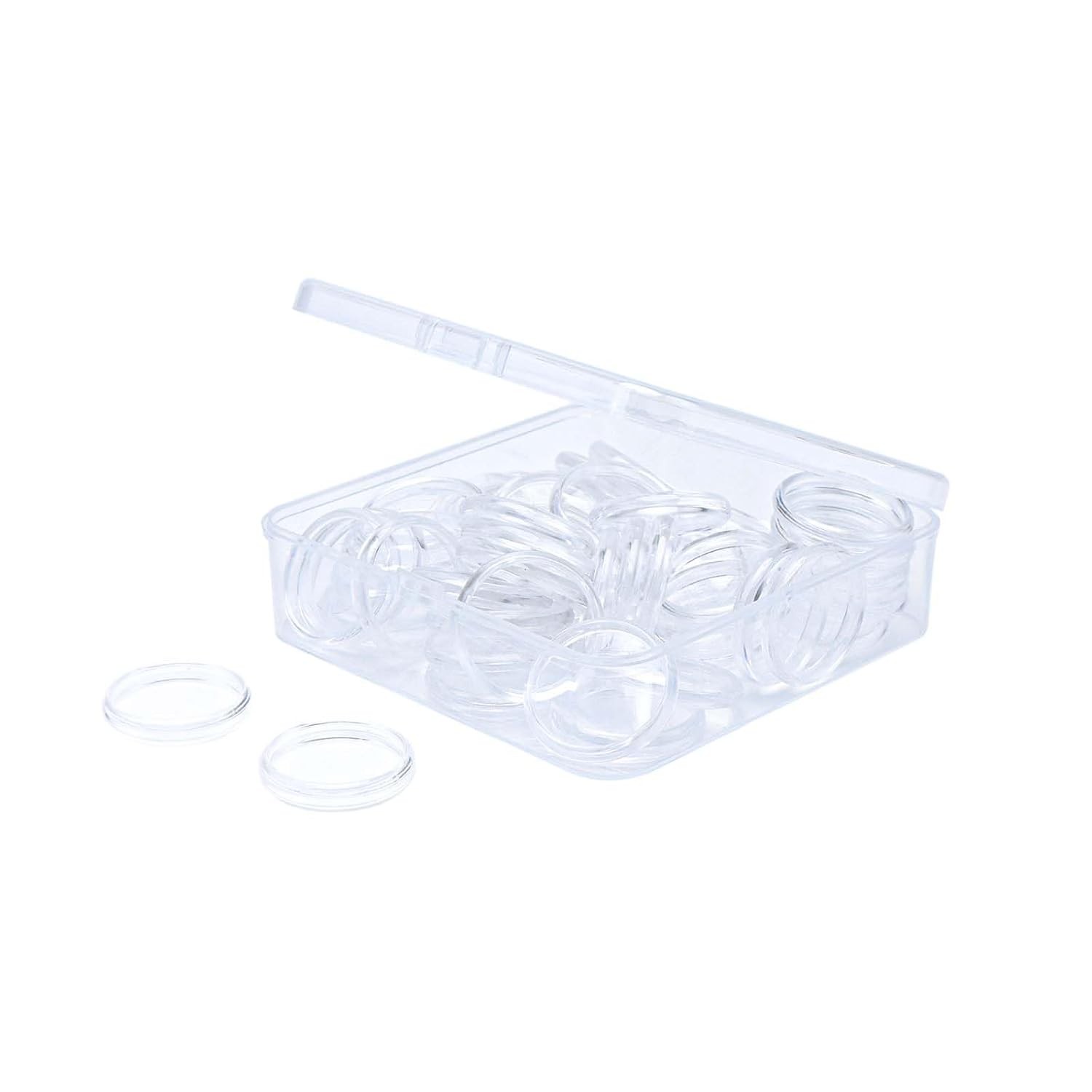 Clear 1.1″ Expansion Discbound Planner Discs Mushroom Bin 50 Pack Expansion