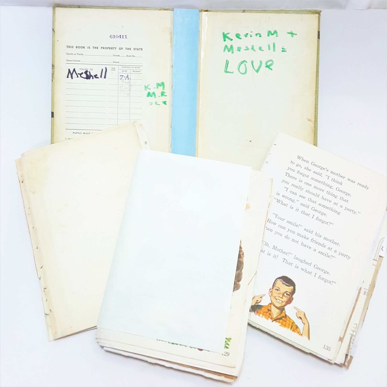 Antique Open Windows Junk Journal Hardback Papers Handmade Unbounded Vintage