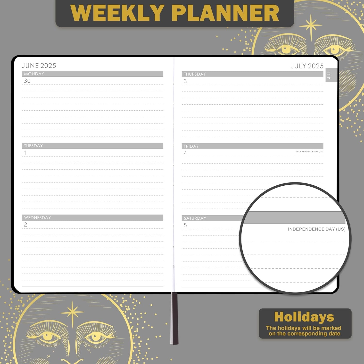 Planner 2026-2027 – Academic Planner 2026-2027, July 2026 – June 2027, 5.75″ x 8