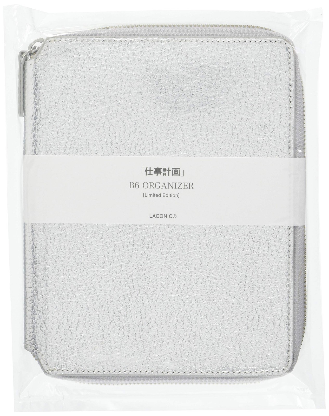 Laconic Notebook Cover B6 Synthetic Leather Silver LDC02-270SV