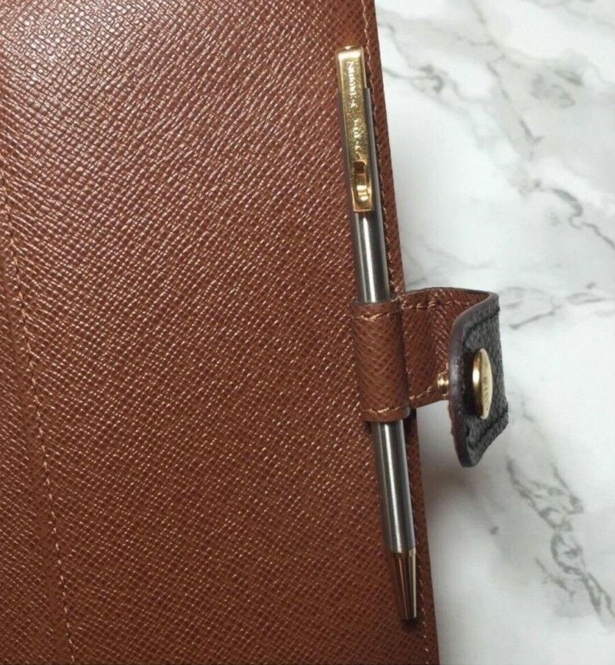 fits Louis Vuitton PM Small LV Agenda: Planner Refill Paper +Pouch + Insert Pen