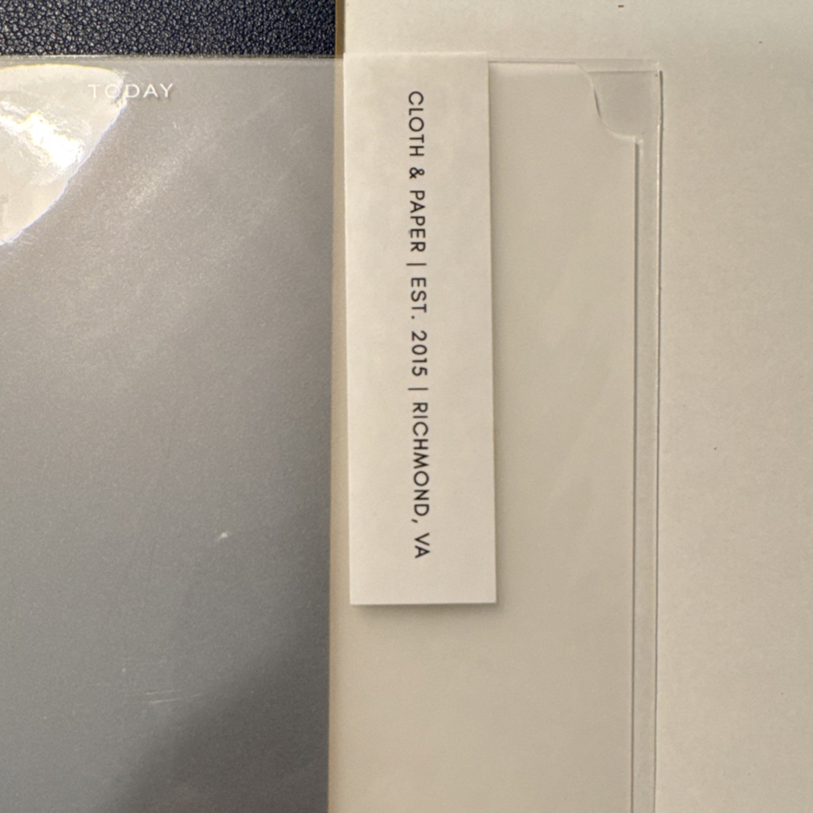 Cloth and Paper Today Pocket Daily Planner Insert Plastic Divider Discbound