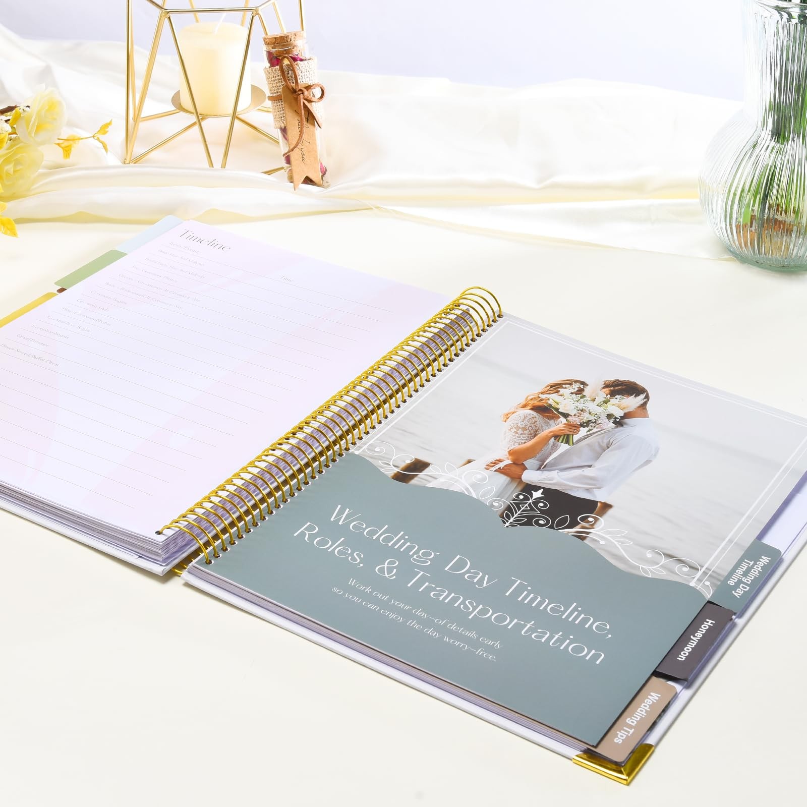 Wedding Planner Book and Organizer-196 Pages Bridal Wedding Planning Book wit…