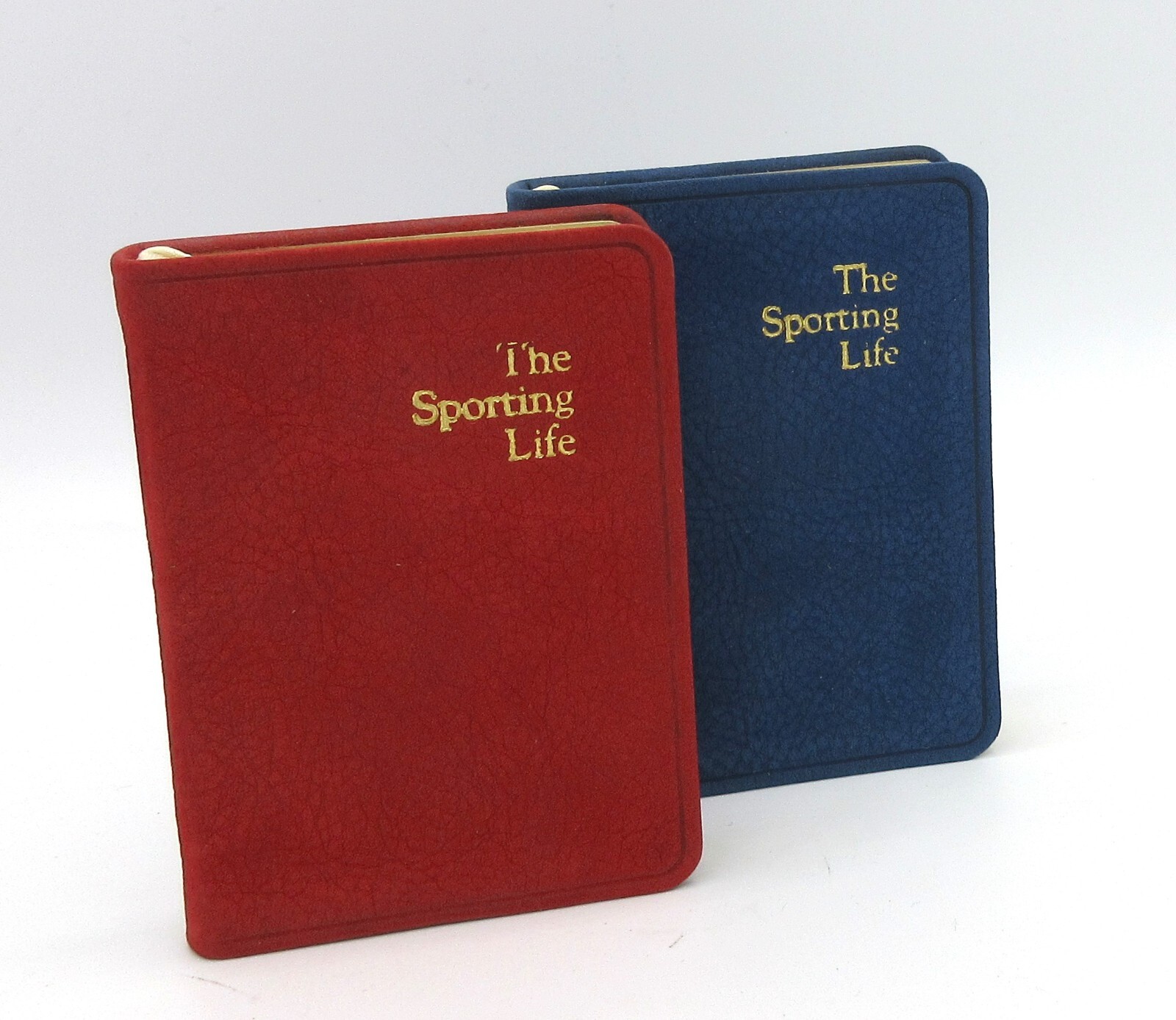 Mini 3×4″ Datebook Notebook The Sporting Life Suede Cover Post Miniatures RED