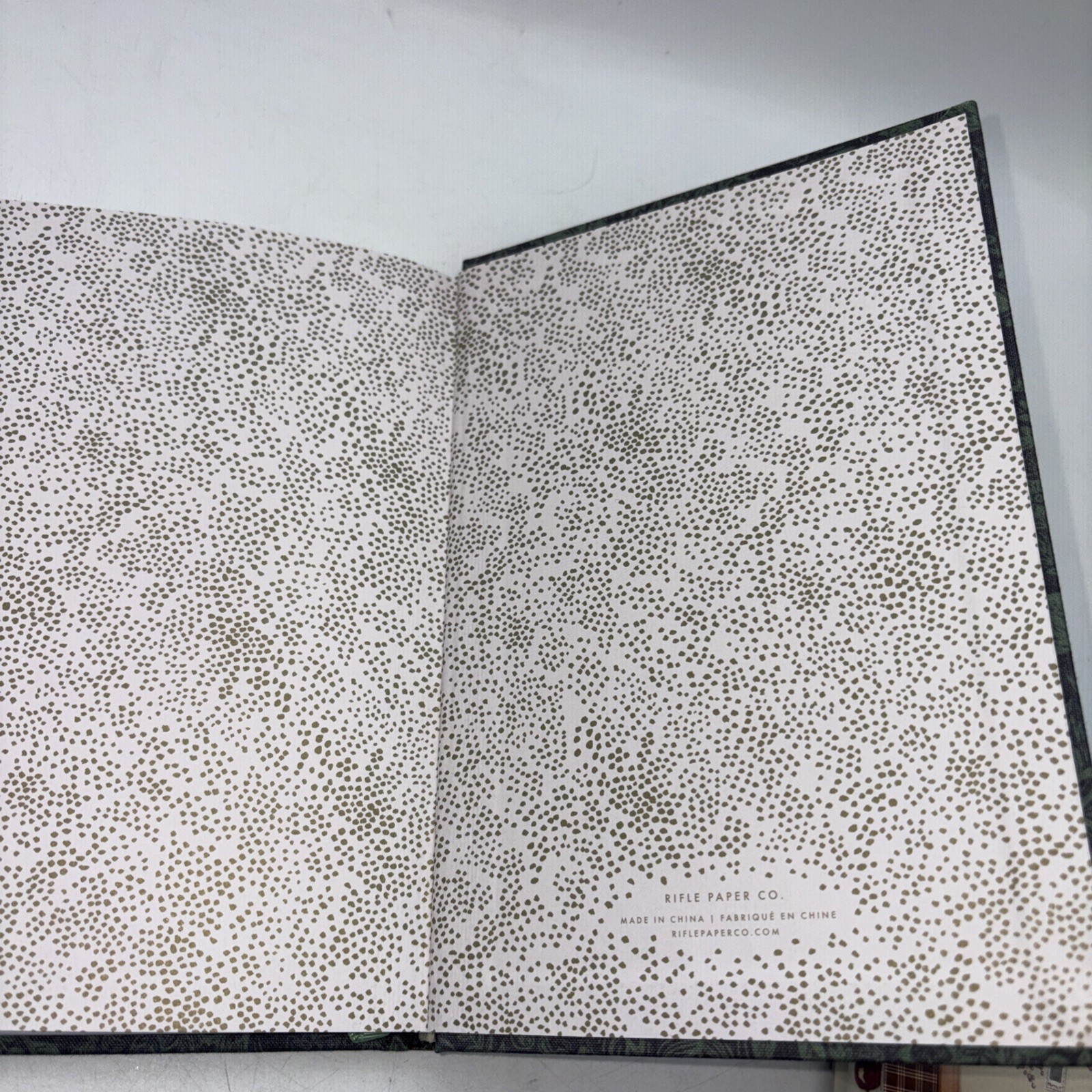 Rifle Paper Co Garden Rabbit Green Fabric Journal 144 Ruled Pages Hardcover New