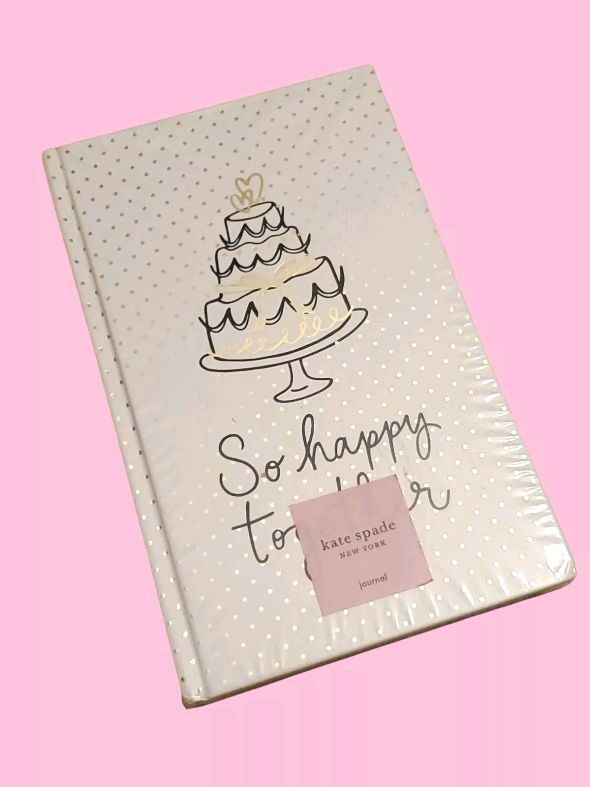 Kate Spade New York Bridal Journal 8.25″ X 5.25″ Bound Notebook Happy Together