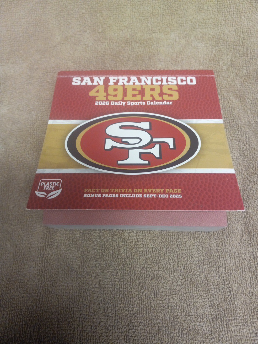 TURNER SPORTS San Francisco 49Ers 2026 Box Calendar (26998053055) Small, 2026