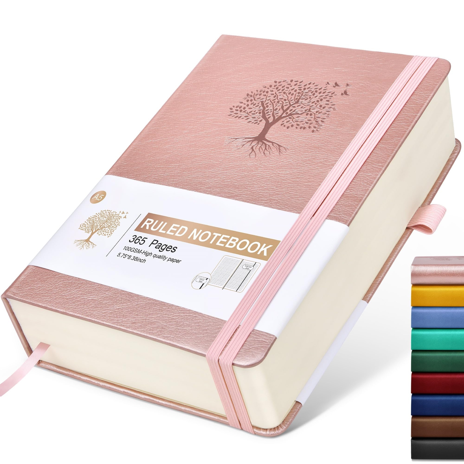 Lined Journal Notebook -365 Pages A5 Thick Journals for Writing Ruled Noteboo…