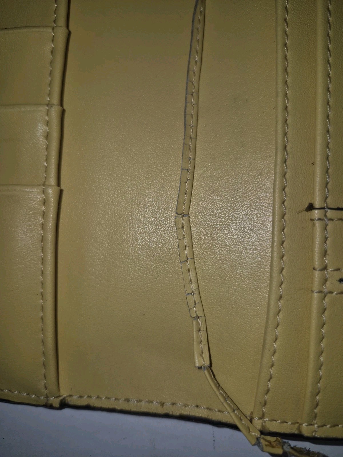 Franklin Covey Business Yellow Organizer/ Card Holder genuine leather