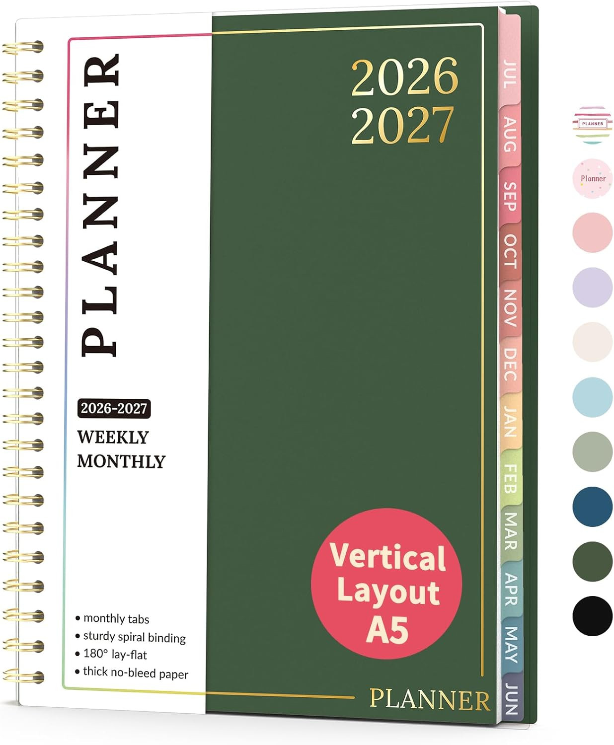 Teacher Planner 2026-2027, Academic Planner 2026-2027, Jul 2026 – Jun 2027, 6.3