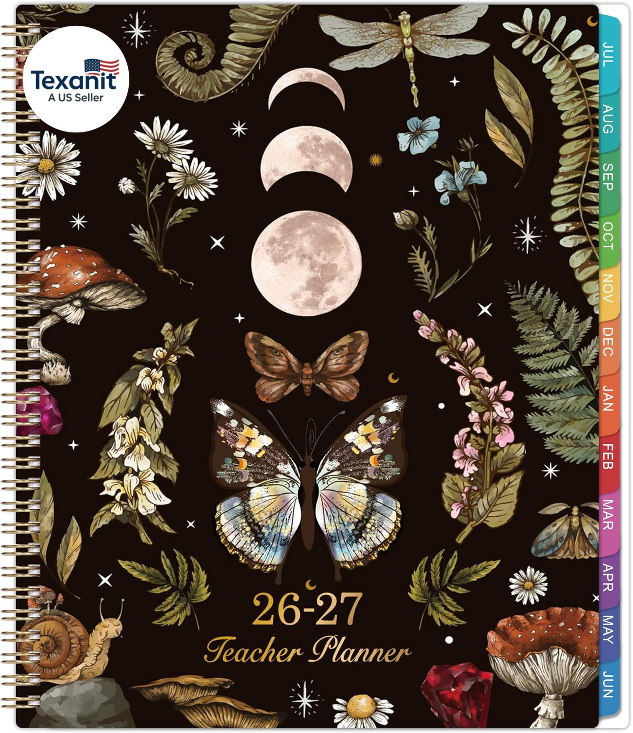2026-2027 Teacher Planner, Lesson Planner 2026-2027, 8.5″ X 11″, July 2026 – Jun
